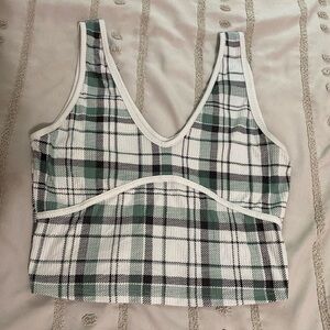plaid tank top